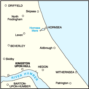OS Landranger 107 - Kingston upon Hull, Beverley & Driffield - FLAT Rolled in a Tube