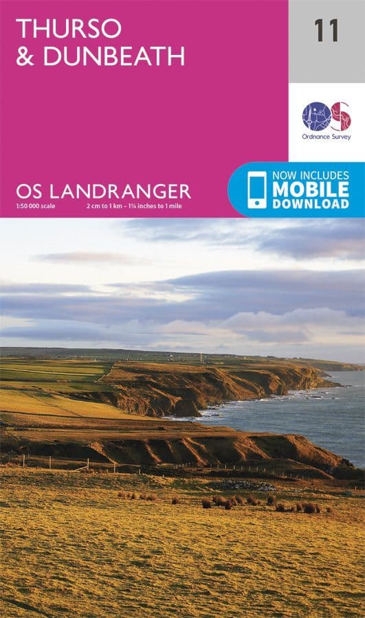 OS Landranger 11 - Thurso and Dunbeath