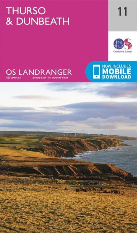 OS Landranger 11 - Thurso and Dunbeath