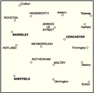 OS Landranger 111 - Sheffield & Doncaster, Rotherham, Barnsley & Thorne - FLAT Rolled in a Tube