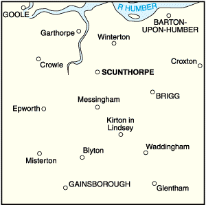 OS Landranger 112 - Scunthorpe & Gainsborough - FLAT Rolled in a Tube