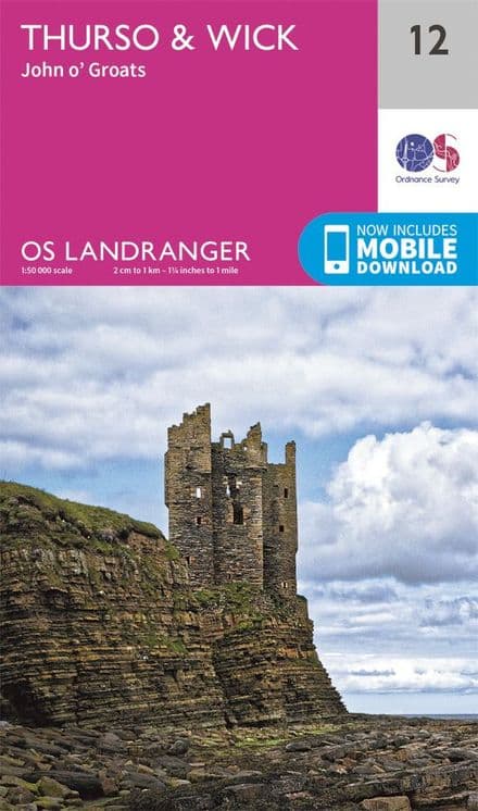 OS Landranger 12 - Thurso & Wick, John O'Groats