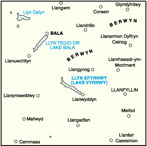 OS Landranger 125 - Bala & Lake Vyrnwy, Berwyn - FLAT Rolled in a Tube