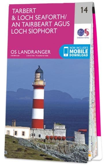 OS Landranger 14 - Tarbert & Loch Seaforth