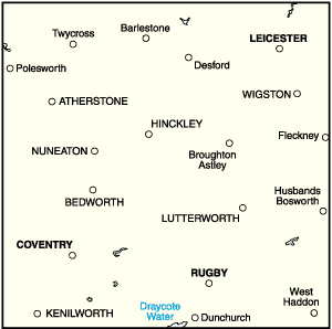 OS Landranger 140 - Leicester, Coventry & Rugby - FLAT Rolled in a Tube