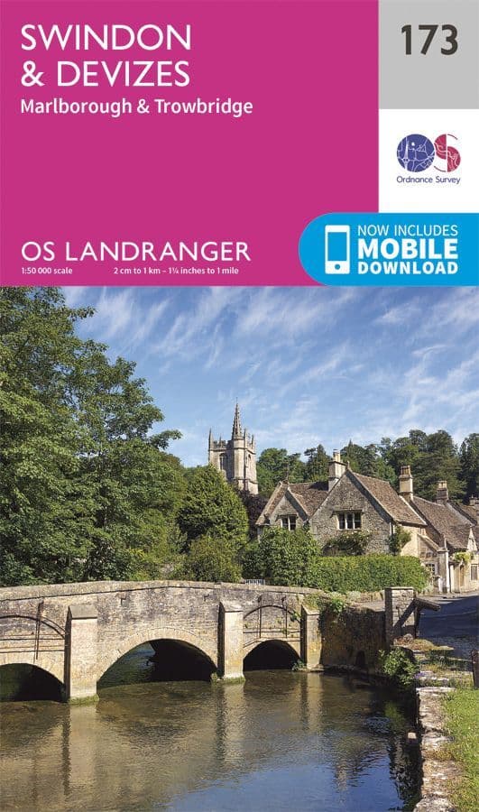 OS Landranger 173 Swindon and Devizes