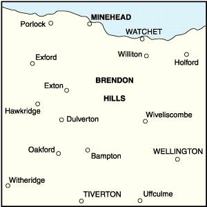 OS Landranger 181 - Minehead & Brendon Hills, Dulverton & Tiverton - FLAT Rolled in a Tube