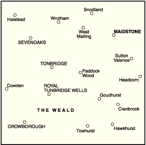 OS Landranger 188 - Maidstone & Royal Tunbridge Wells - FLAT Rolled in a Tube