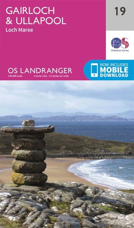 OS Landranger 19 - Gairloch & Ullapool, Loch Maree