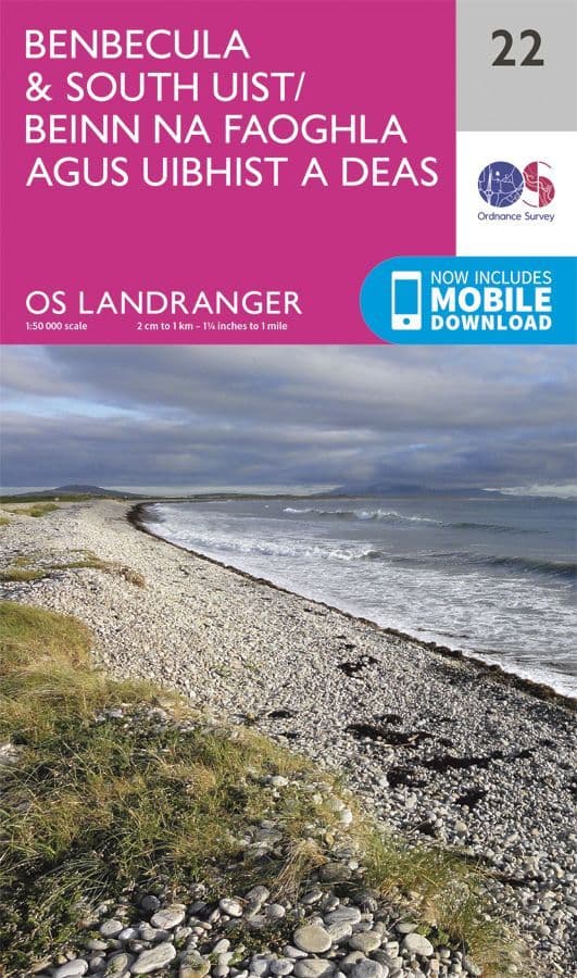 OS Landranger 22 - Benbecula & South Uist
