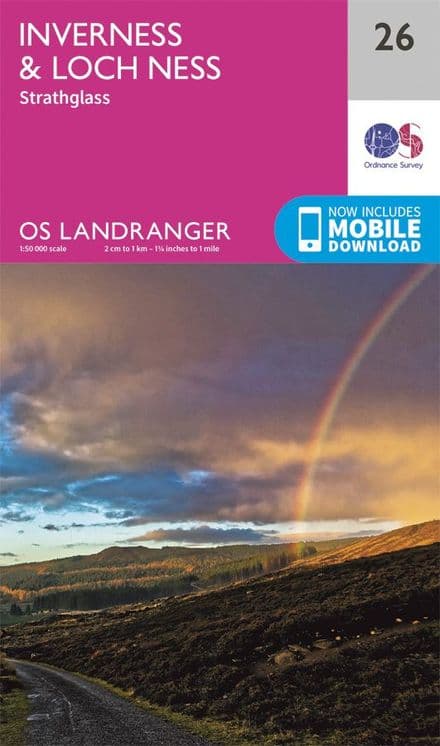 OS Landranger 26 - Inverness and Loch Ness