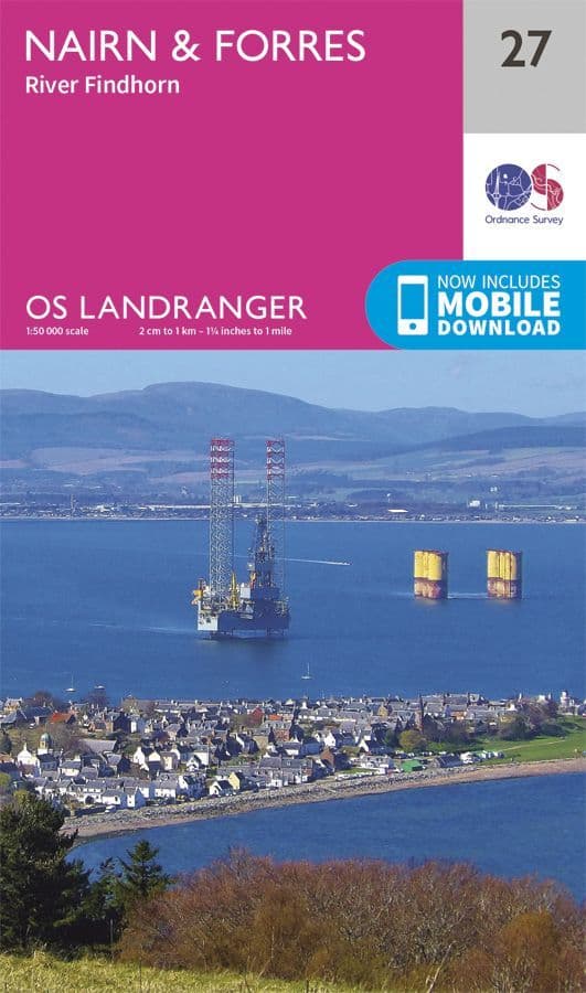 OS Landranger 27 - Nairn and Forres