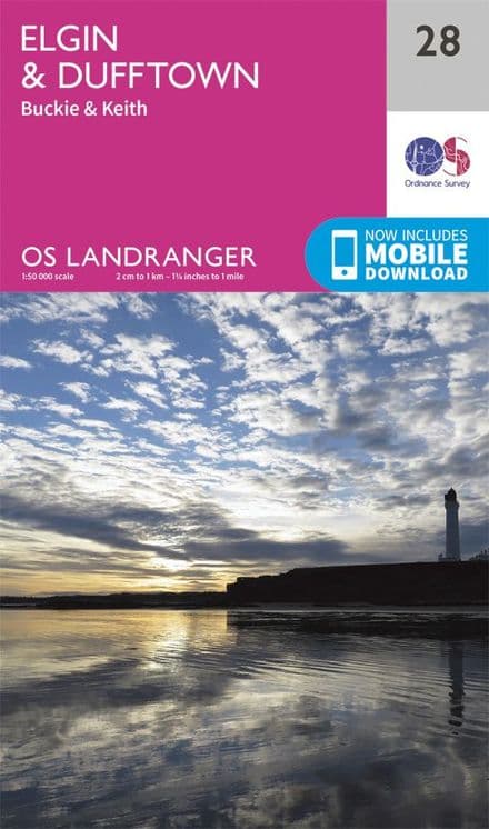 OS Landranger 28 - Elgin and Dufftown
