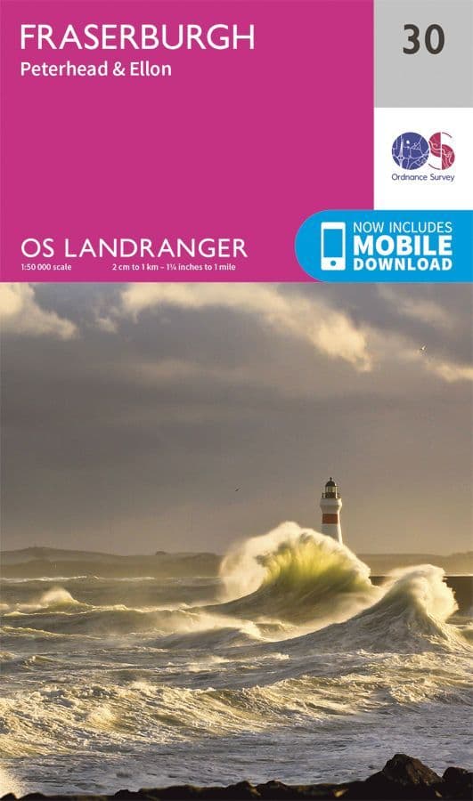 OS Landranger 30 - Fraserburgh, Peterhead and Ellon