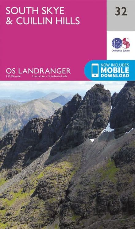 OS Landranger 32 - South Skye and Cullin Hills