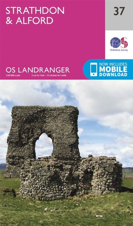 OS Landranger 37 - Strathdon and Alford