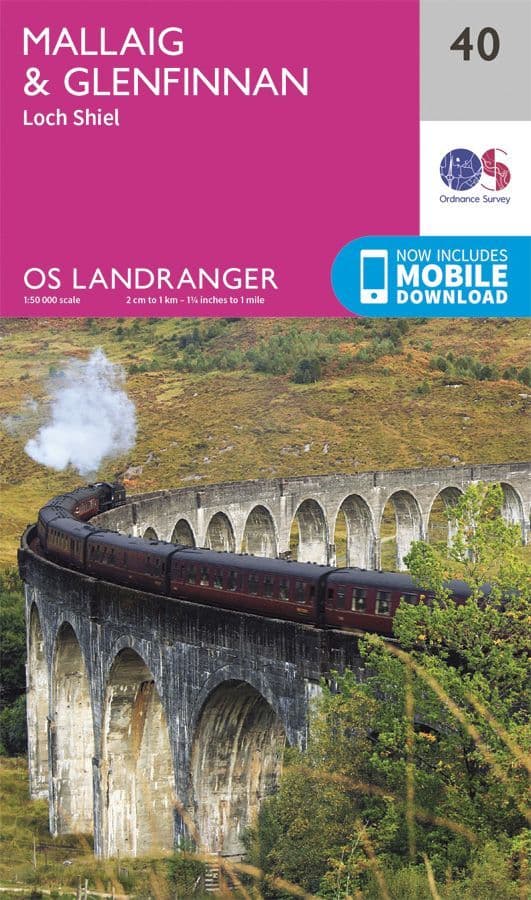 OS Landranger 40 - Mallag and Glenfinnan