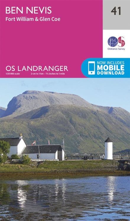OS Landranger 41 Ben Nevis and Fort William