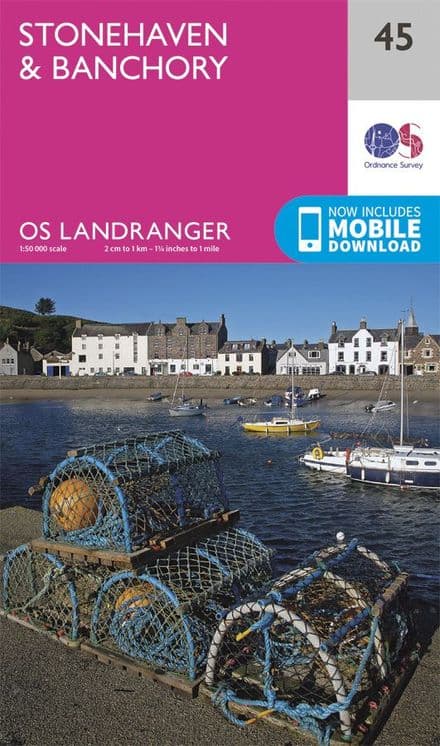 OS Landranger 45 Stonehaven and Banchory