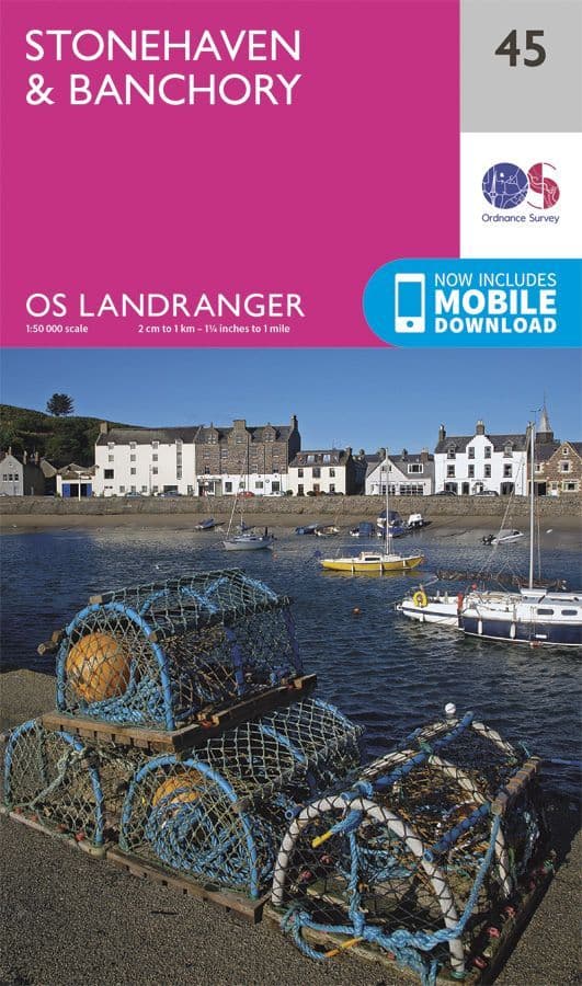 OS Landranger 45 Stonehaven and Banchory