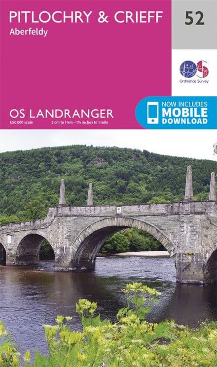 OS Landranger 52 Pitlochry and Crieff