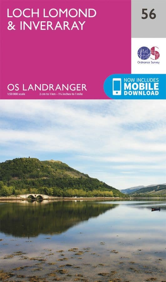 OS Landranger 56 Loch Lomond and Inveraray