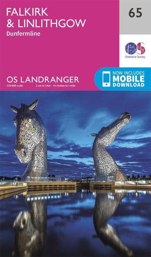 OS Landranger 65 Falkirk and Linlithgow