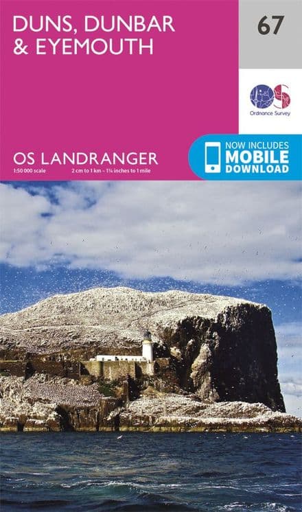 OS Landranger 67 Duns, Dunbar and Eyemouth