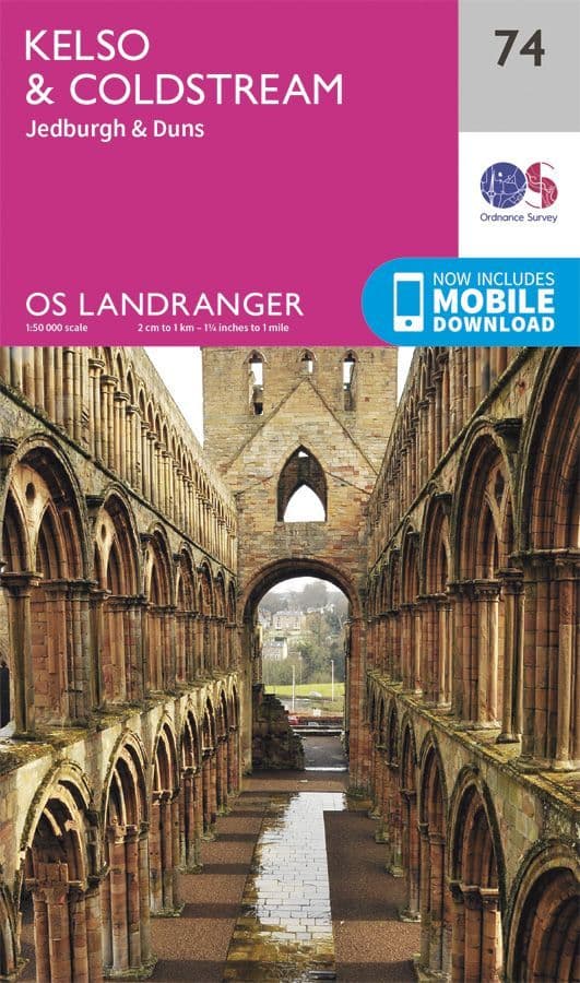OS Landranger 74 Kelso and Colstream
