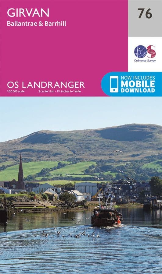 OS Landranger 76 Girvan