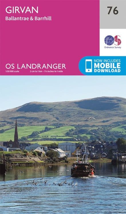 OS Landranger 76 Girvan