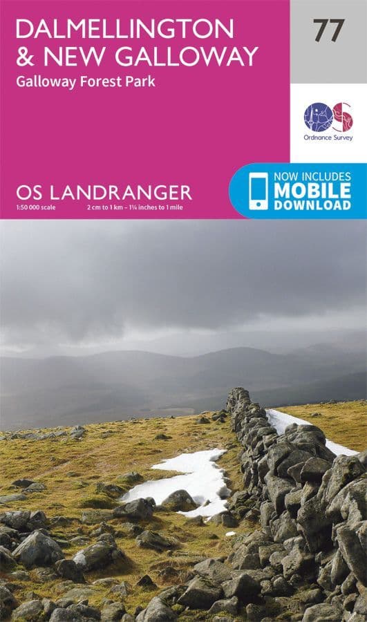 OS Landranger 77 Dalmellington and New Galloway