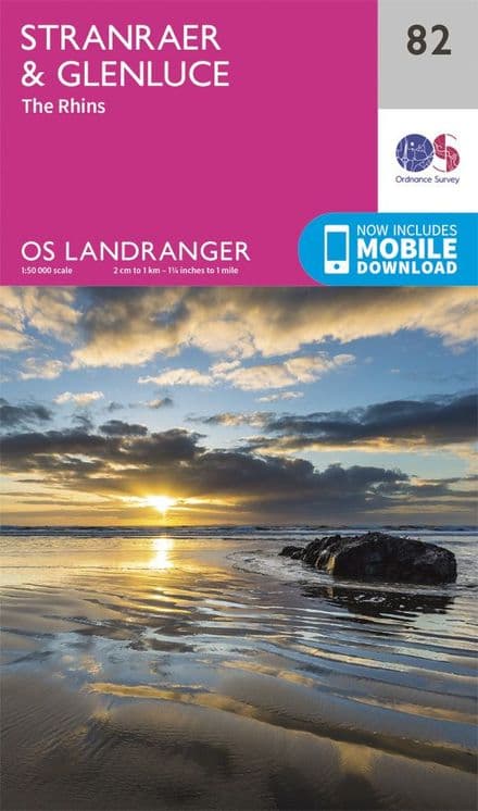 OS Landranger 82 Stranraer and Glenluce