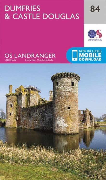 OS Landranger 84 Dunfries and Castle Douglas