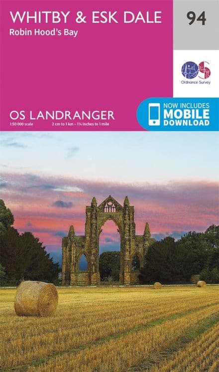 OS Landranger 94 Whitby and Esk Dale