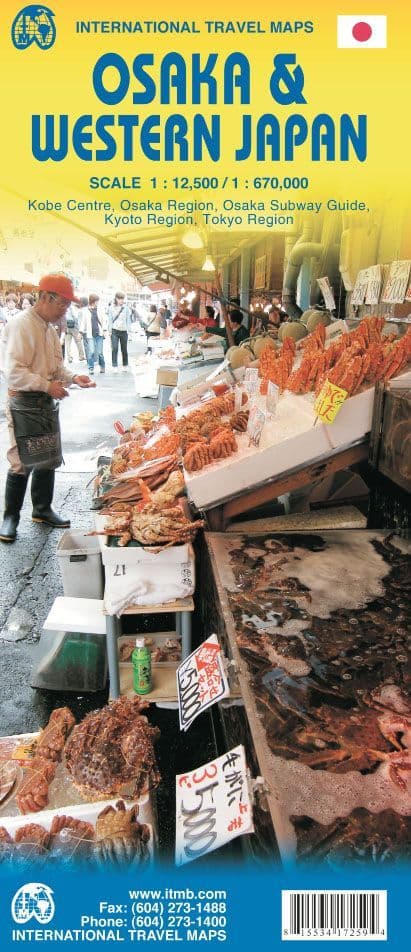 Osaka & Western Japan - ITM Travel Map