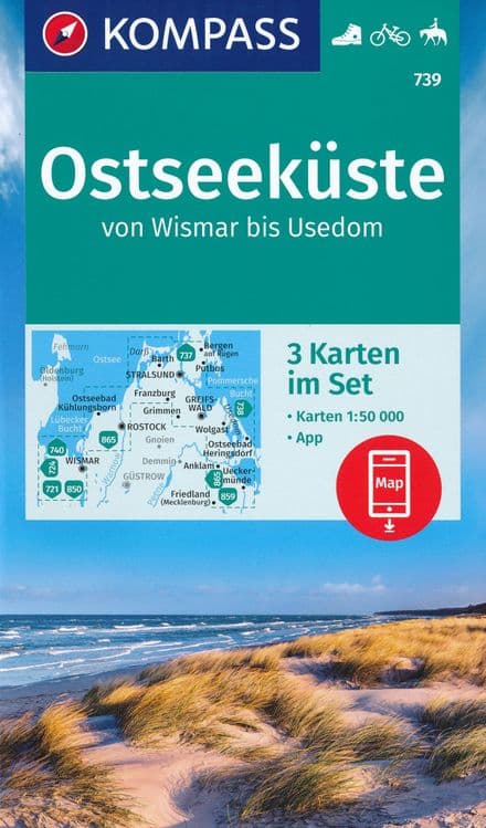 Ostseeküste von Wismar bis Usedom - Kompass 739