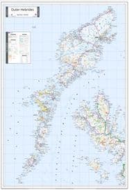 Map Hebrides Scotland The Outer Hebrides Illustrated Map Print A4 Map Hebrides Scotland The Outer Hebrides Illustrated Map Print A4