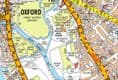 Oxford City Centre A-Z Street Wall Map