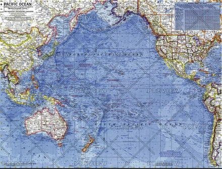 Pacific Ocean - Published 1969 by National Geographic