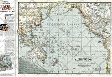 Pacific Ocean Theater of War 1942 - Published 2001 by National Geographic