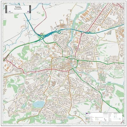 Paisley Street Map