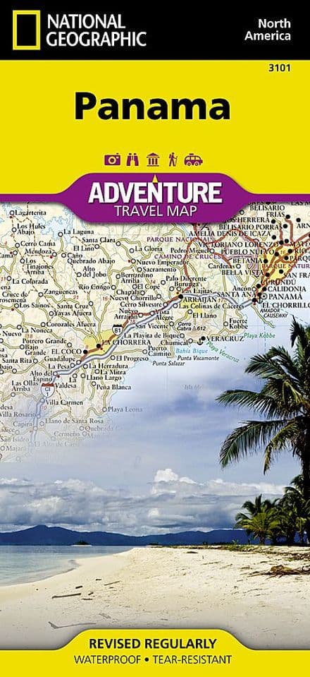 Panama Adventure Map - National Geographic
