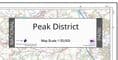 Peak District National Park - Wall Map - 2025