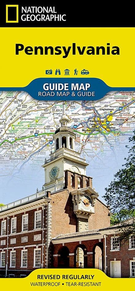 Pennsylvania Road Map & Travel Guide GM34