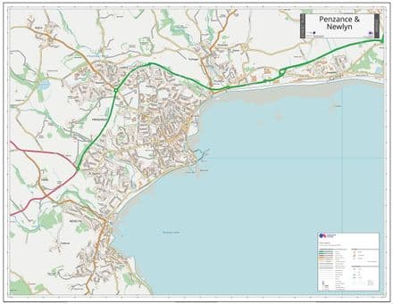 Penzance Street Map