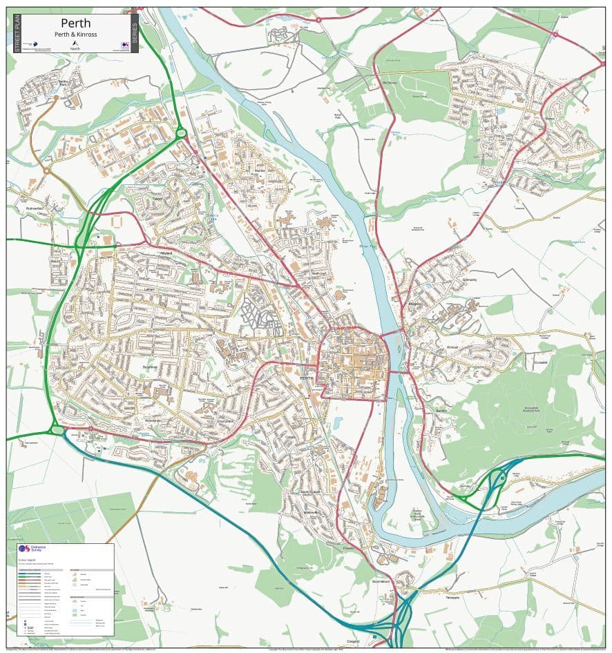 Perth Street Map - 2026
