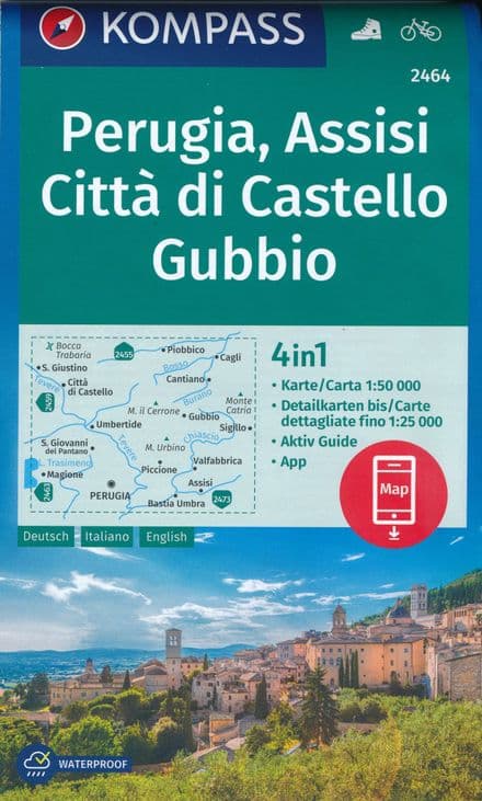 Perugia / Assisi / Gubbio - Kompass 2464