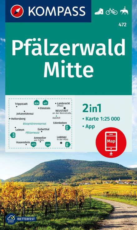 Pfälzerwald Mitte - Kompass 472