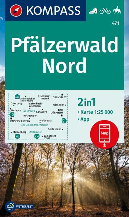 Pfälzerwald Nord - Kompass 471